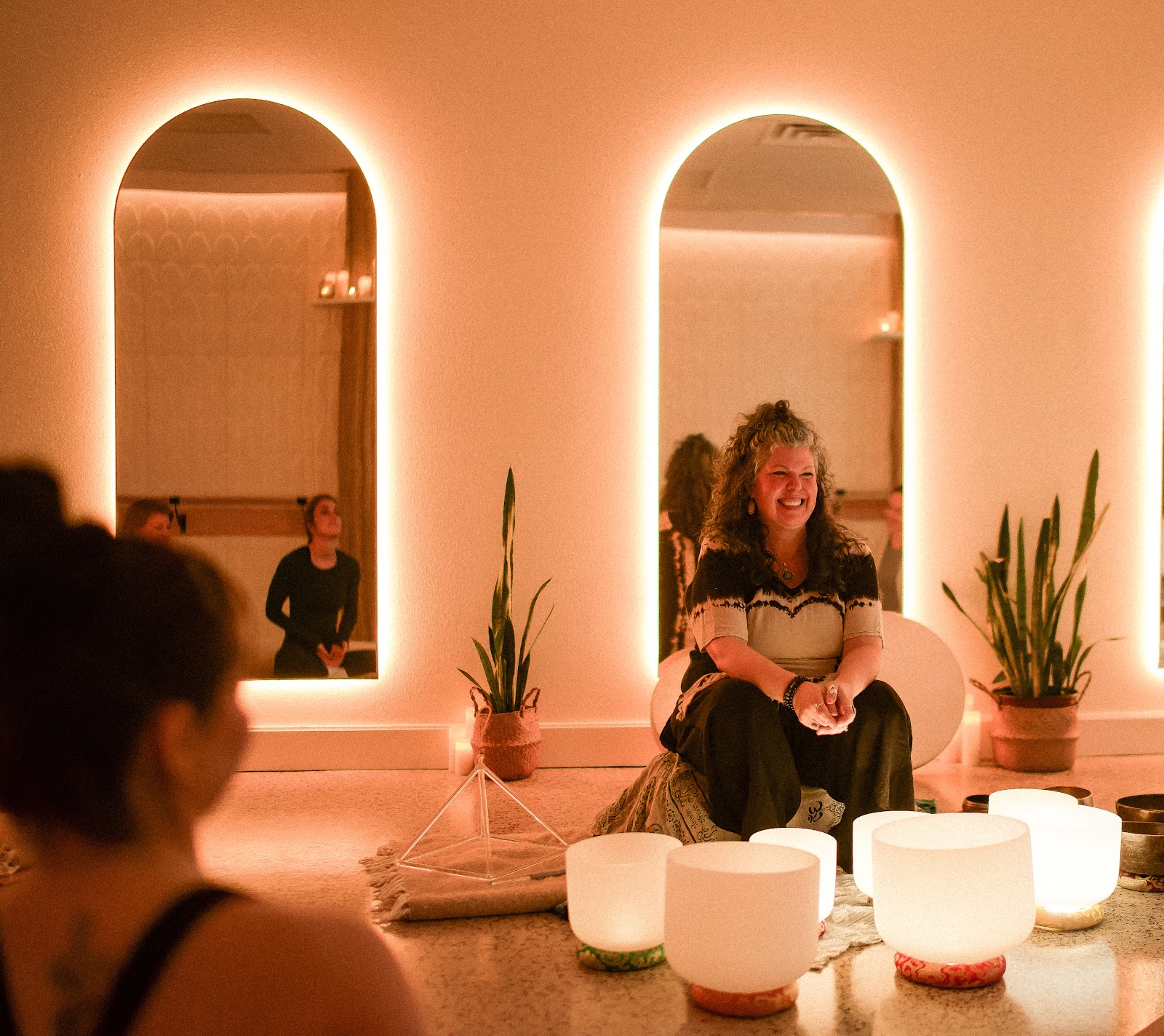 A private sound and restorative experience led by Lovelock Healing Arts